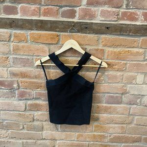 Aritzia Babaton Cross Knit Halter Tank Size Small